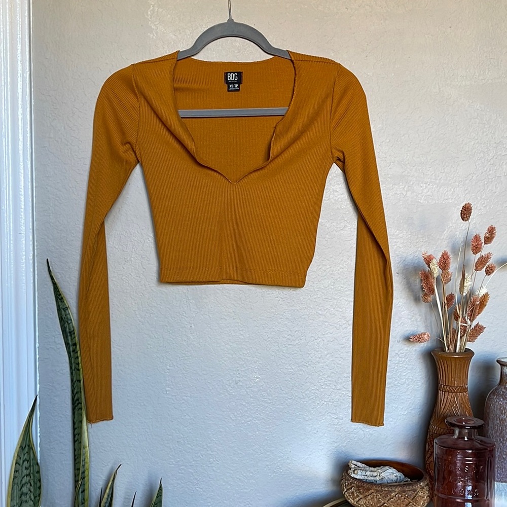 Urban Outfitters BDG V Neck Crop